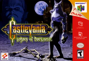 Castlevania - Legacy of Darkness (USA) box cover front